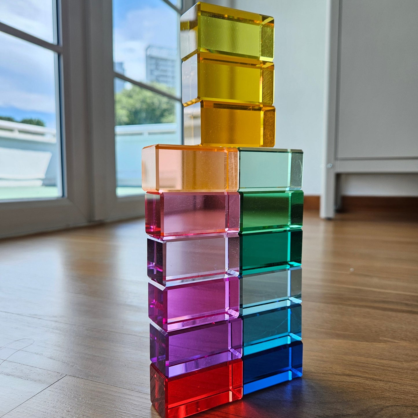 15 Lucite Cuboids (Rectangles)