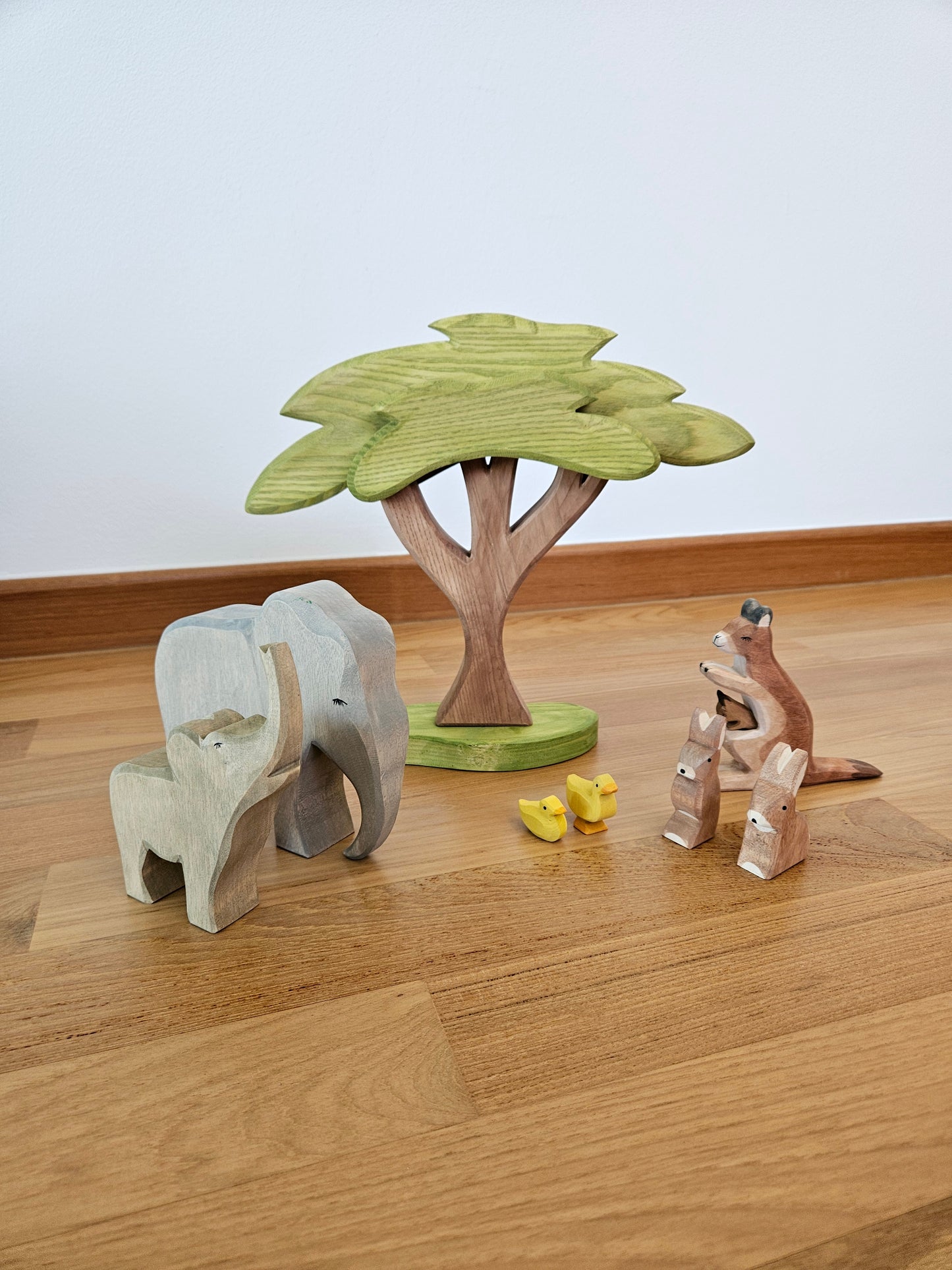 Pair of Gentle Elephants