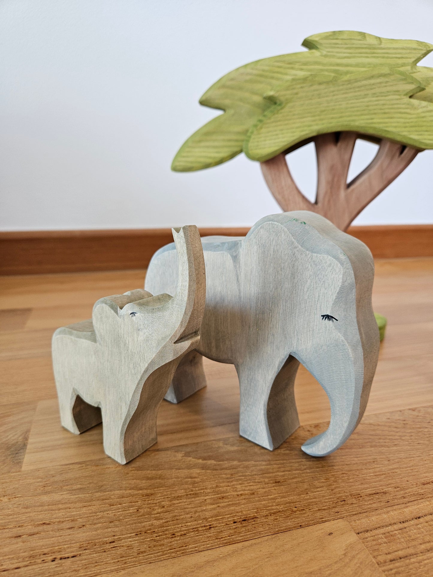 Pair of Gentle Elephants