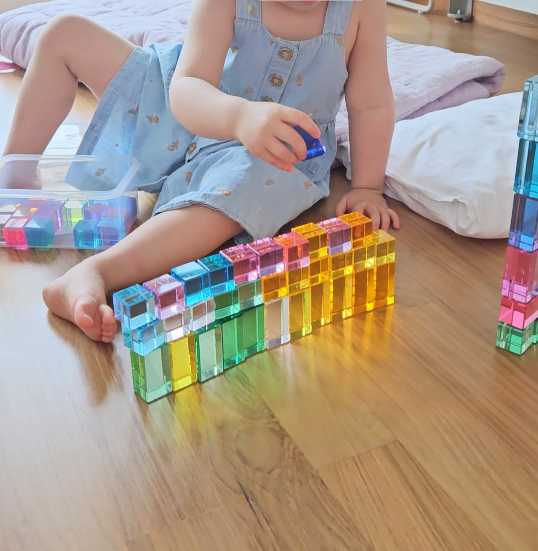 30 Lucite Cuboid (Rectangle) Blocks