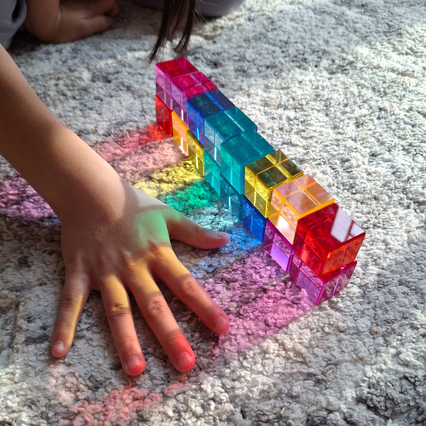 20 Lucite Cube Blocks