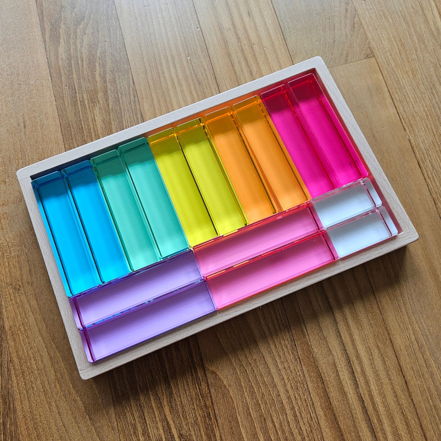Lucite Pastel Pillars