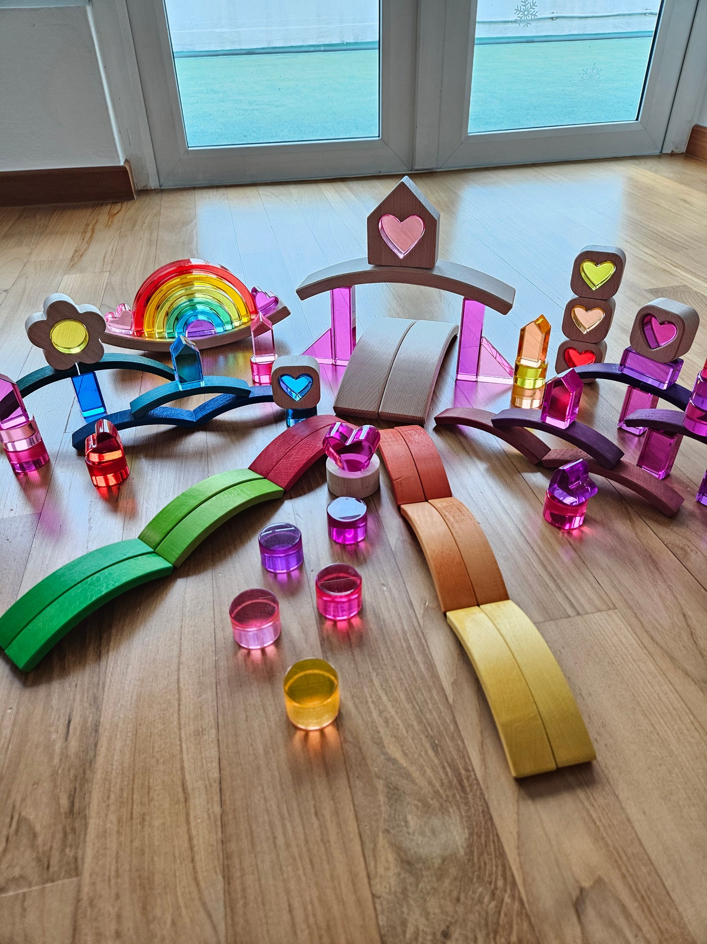 Little Wooden Rainbow Arcs