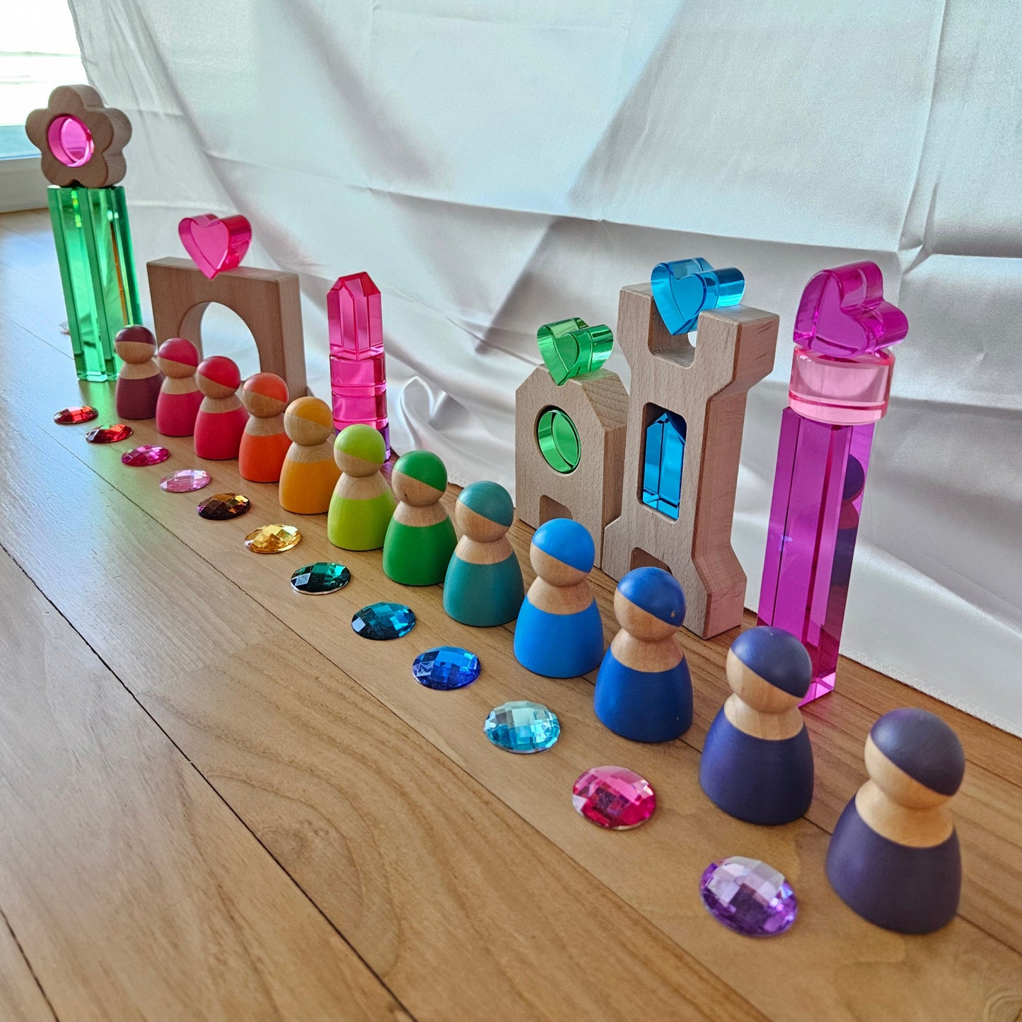 Set of 12 Rainbow Dolls