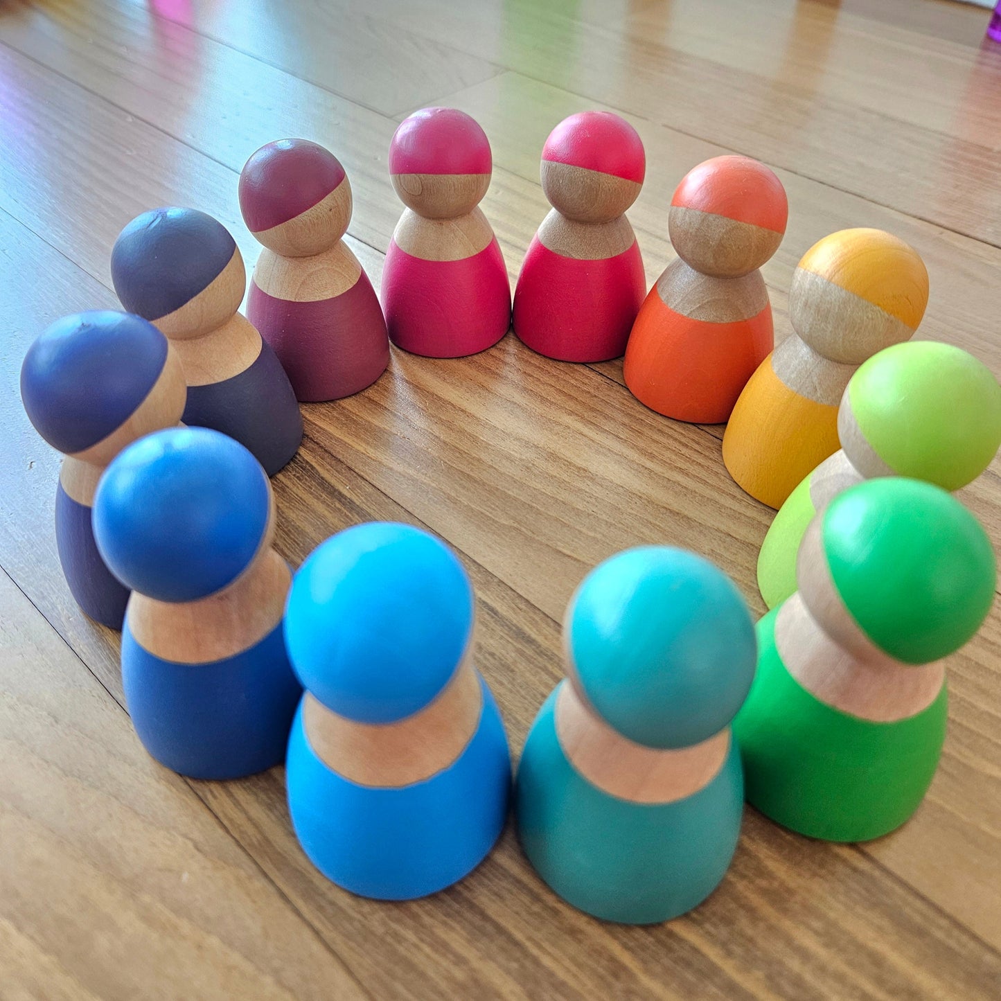 Set of 12 Rainbow Dolls