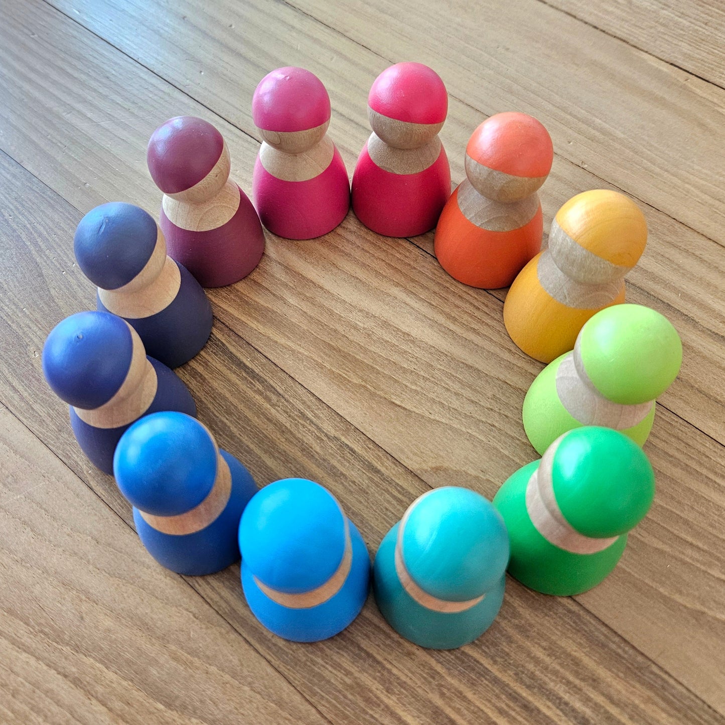 Set of 12 Rainbow Dolls