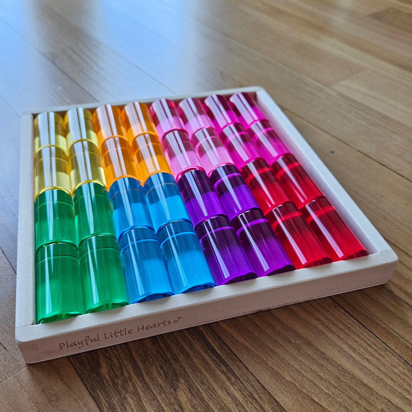 32 Baby Cylindrical Columns (Rainbow)