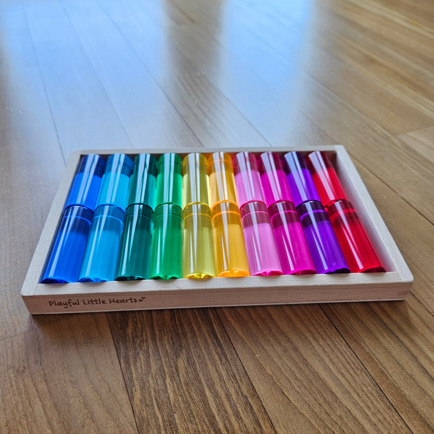 20 Medium Cylindrical Columns (Rainbow)