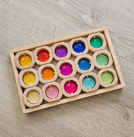 Jewel Bitcoins (New Design) - Rainbow