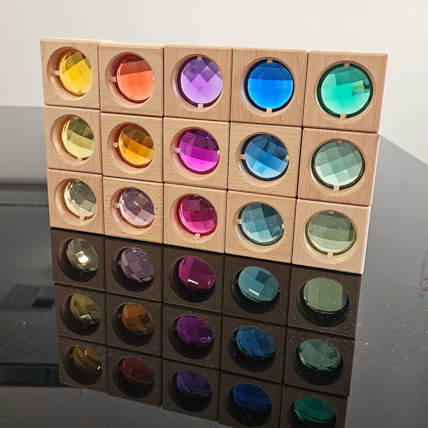 Jewel Blocks (Rainbow Colours)