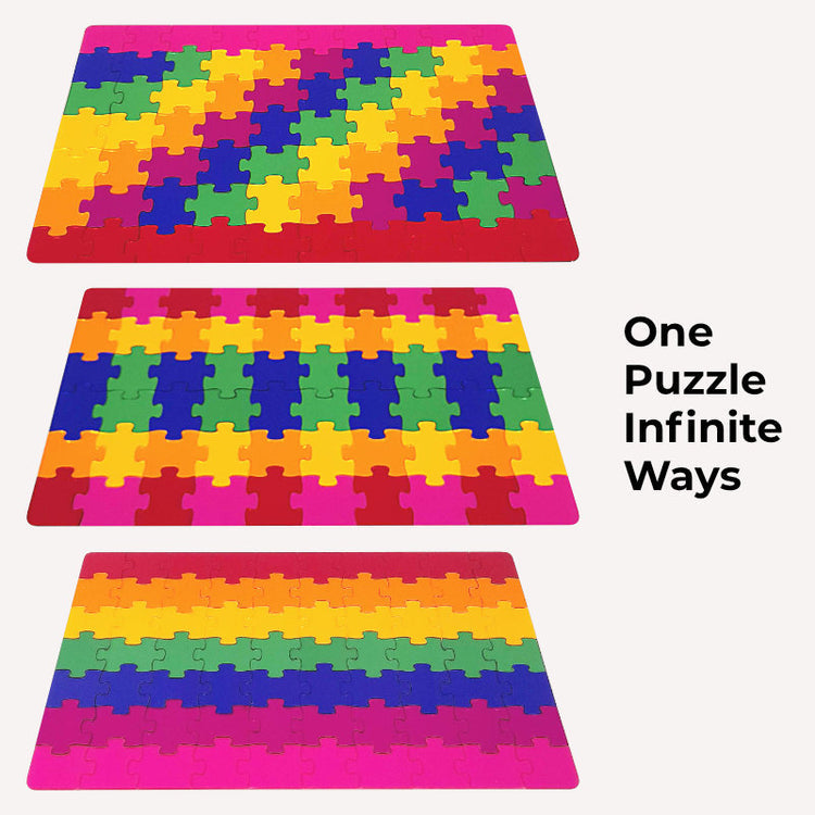 Rainbow Infinity Puzzle - 70 pcs Acrylic Puzzle Set
