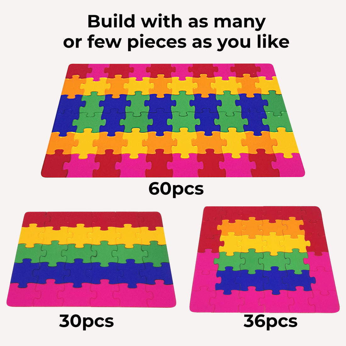 Rainbow Infinity Puzzle - 70 pcs Acrylic Puzzle Set