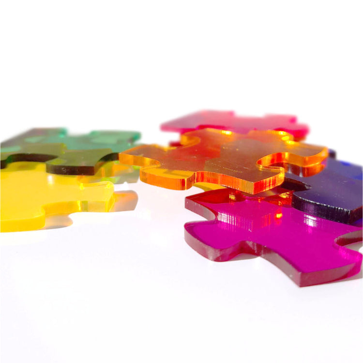Rainbow Infinity Puzzle - 70 pcs Acrylic Puzzle Set