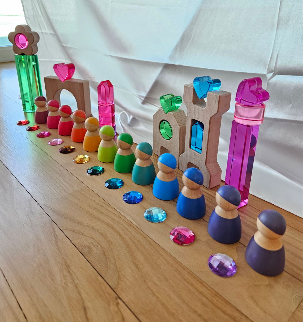 Set of 12 Rainbow Dolls