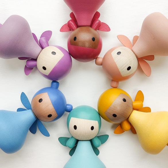 CLiCQUES Rainbow Fairies Peg Dolls