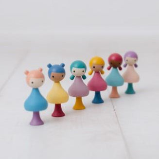 CLiCQUES Rainbow Fairies Peg Dolls