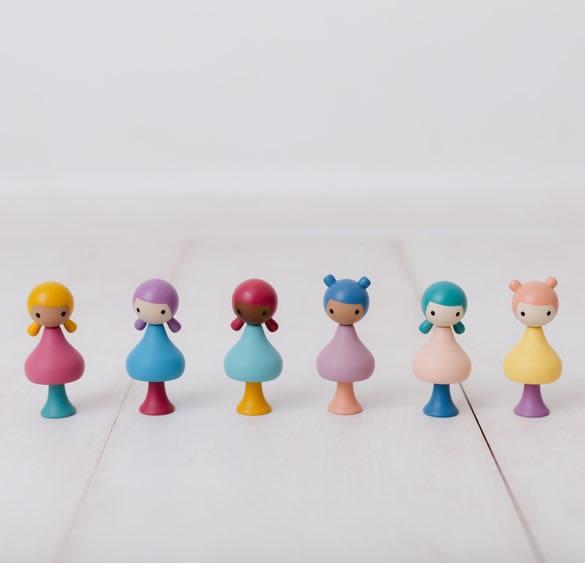 CLiCQUES Rainbow Fairies Peg Dolls