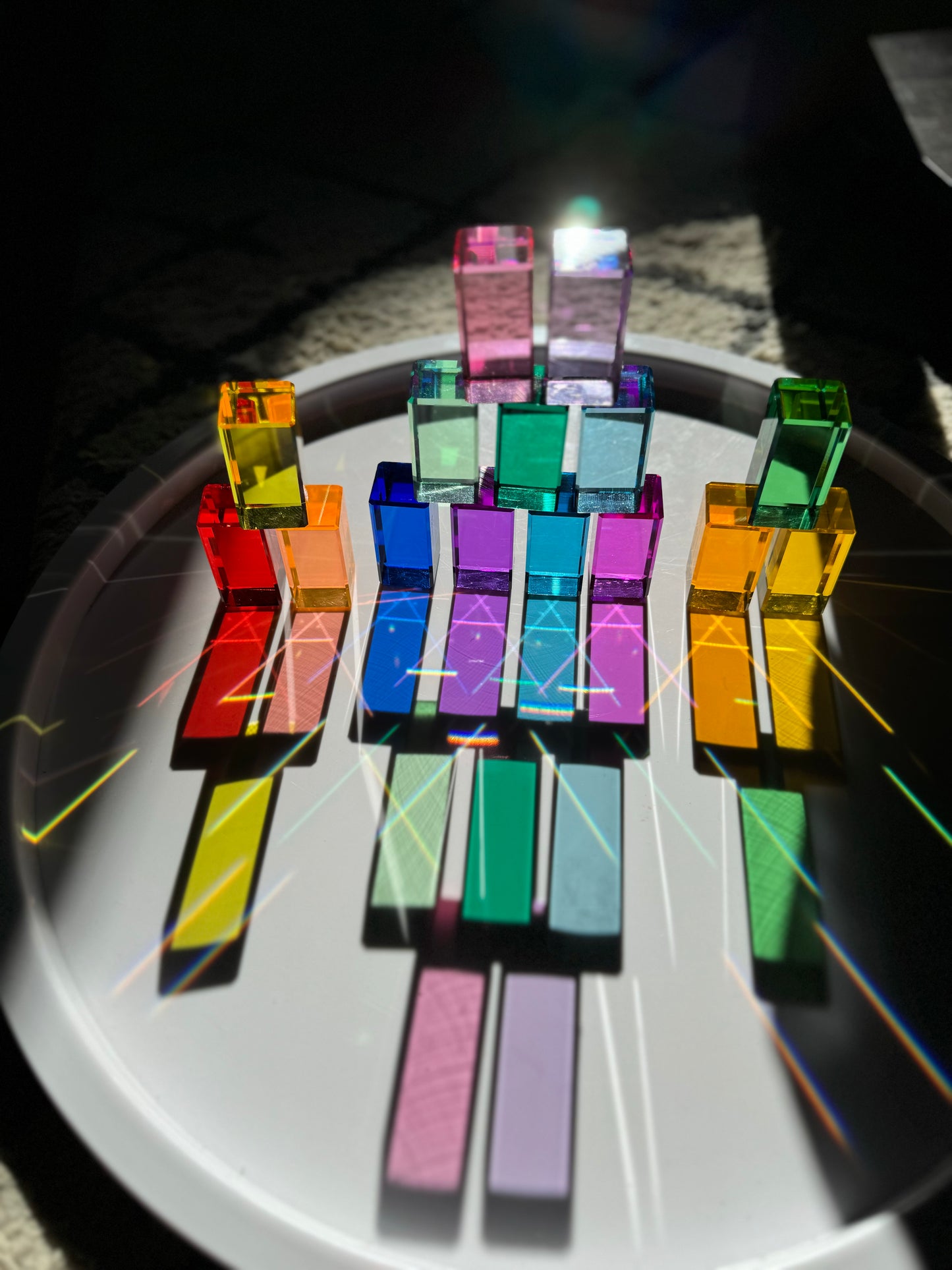 30 Lucite Cuboid (Rectangle) Blocks