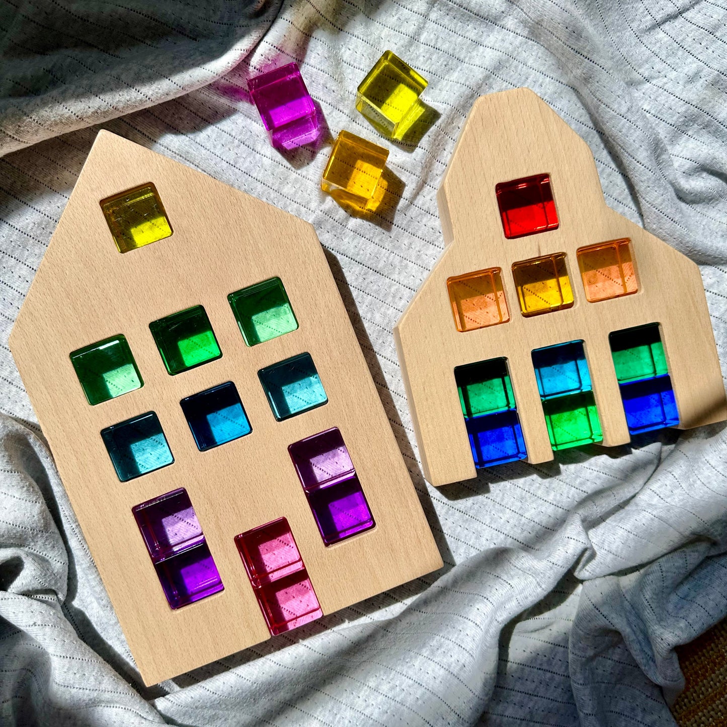 20 Lucite Cube Blocks