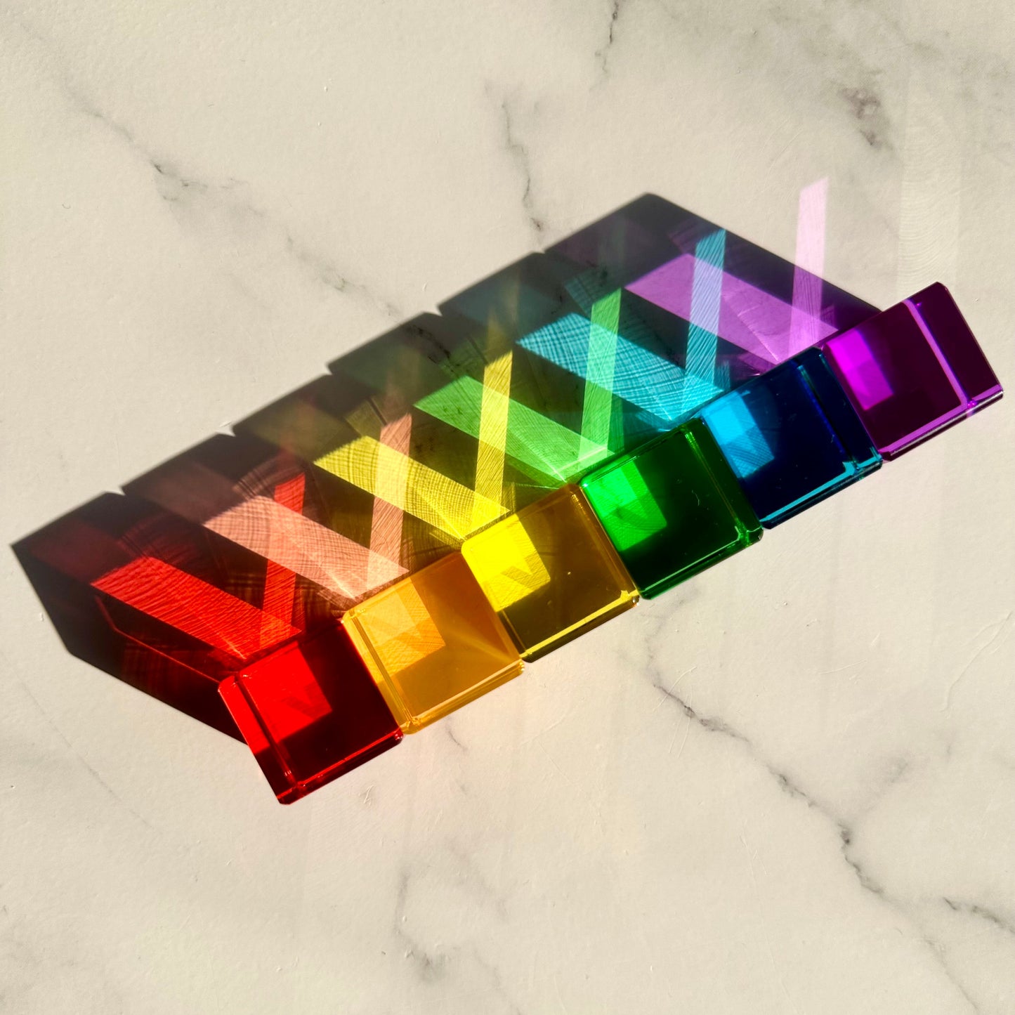 20 Lucite Cube Blocks