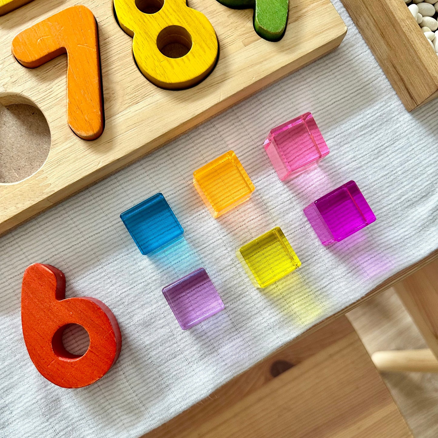 60 Lucite Cubes, Alphabet & Numbers Printables Bundle