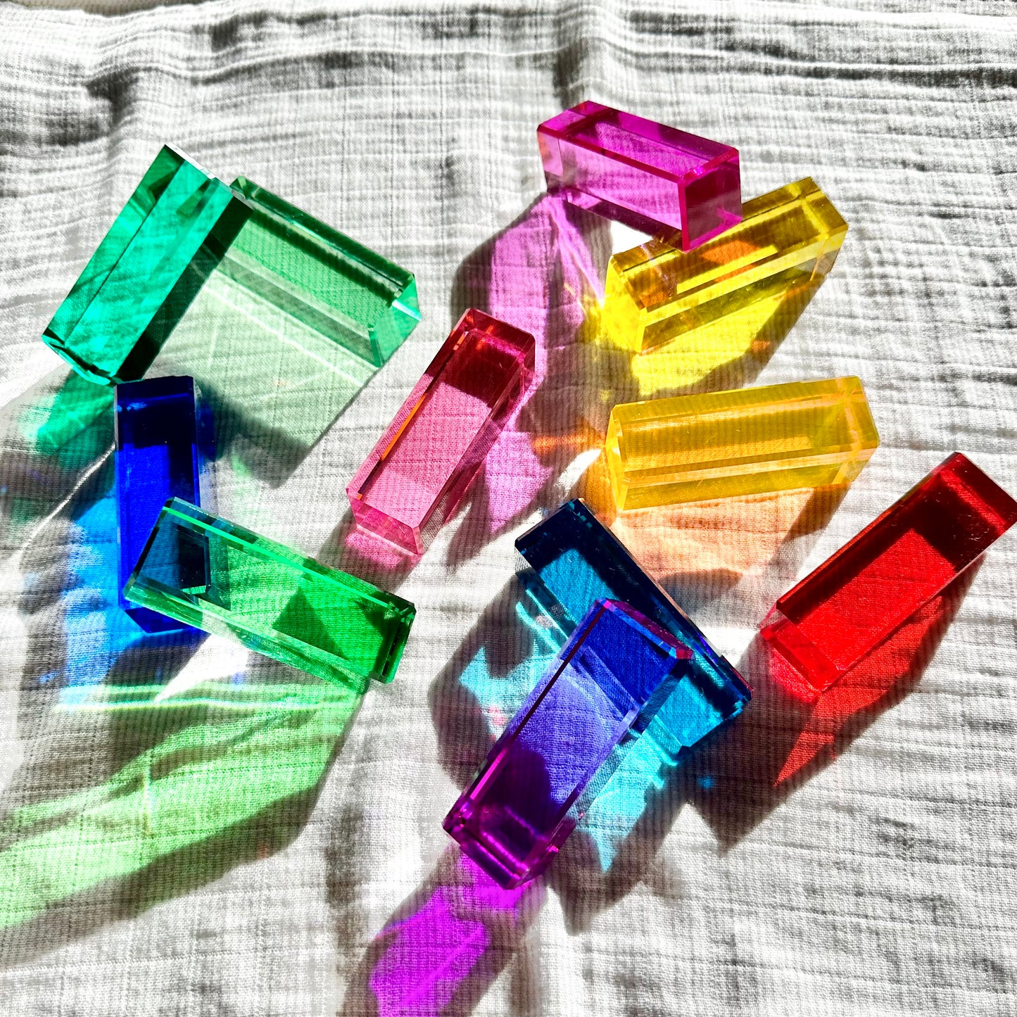 20 Lucite Columns (Rainbow Colours) *Limited Edition*