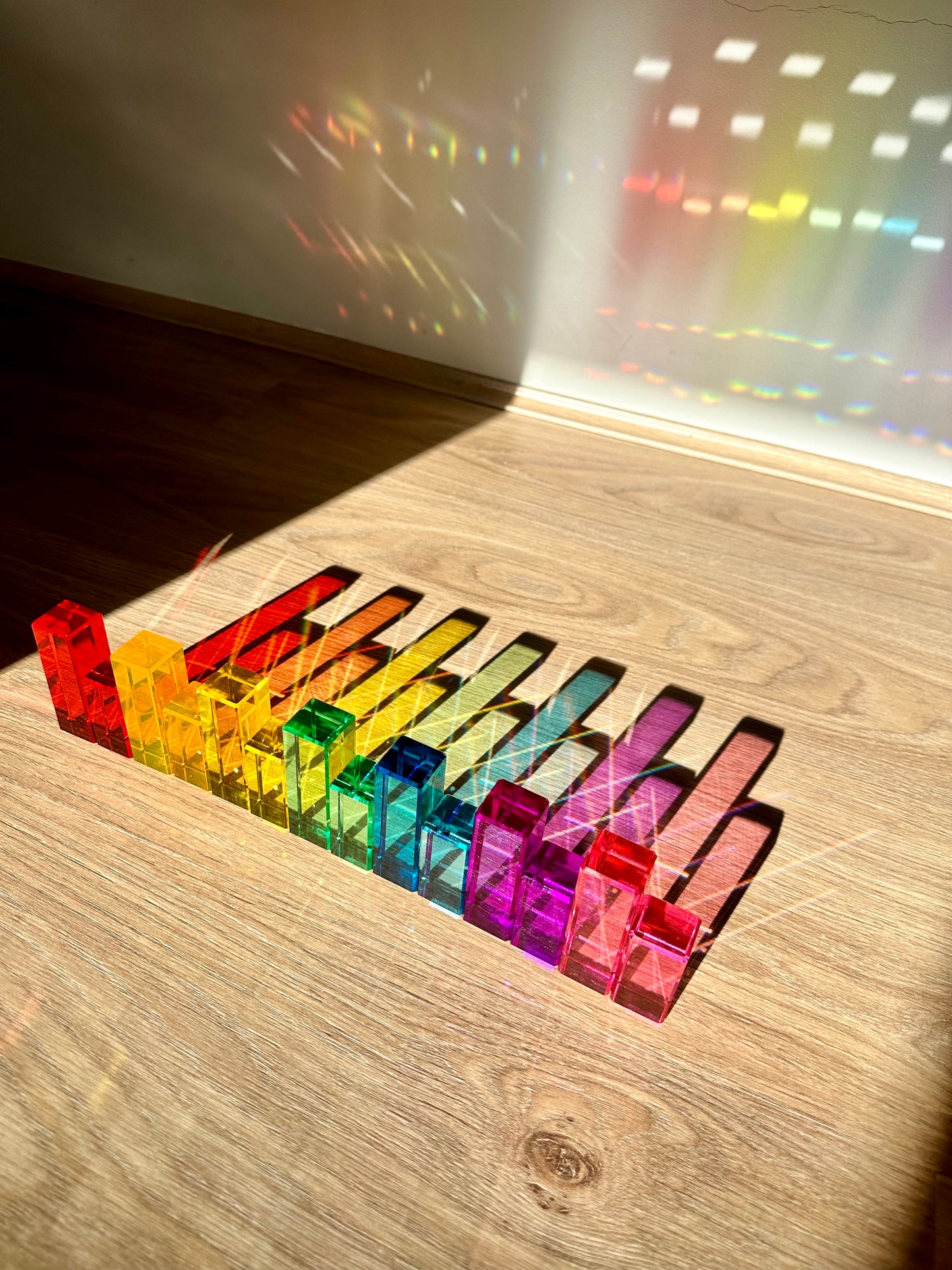 20 Lucite Columns (Rainbow Colours) *Limited Edition*