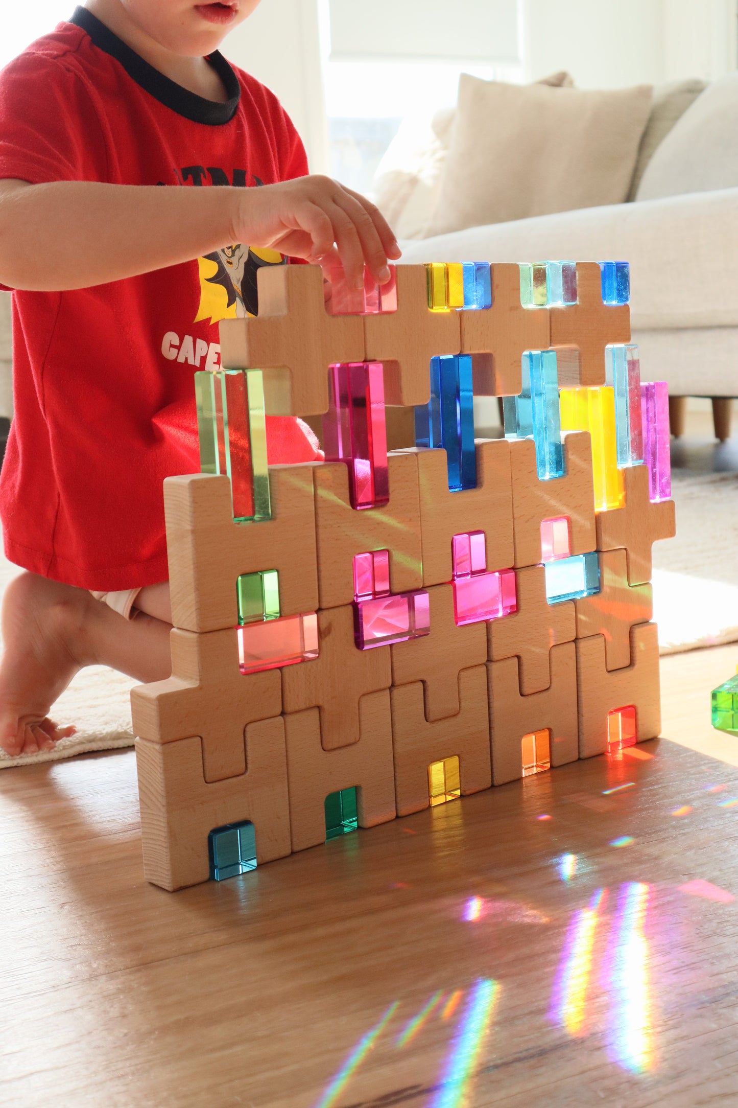 H-Cross Blocks with Lucites and Lucite Rainbow Mountain *Discounted bundle*