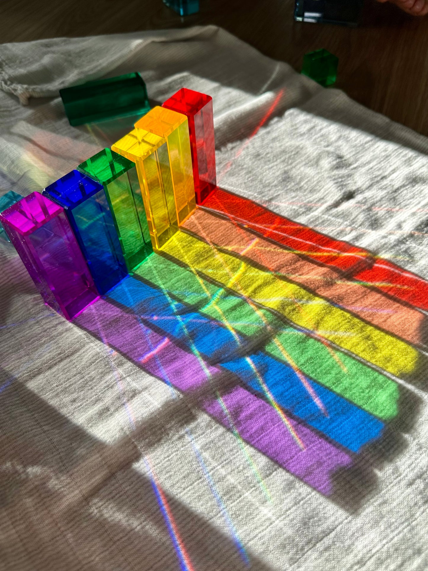 20 Lucite Columns (Rainbow Colours) *Limited Edition*