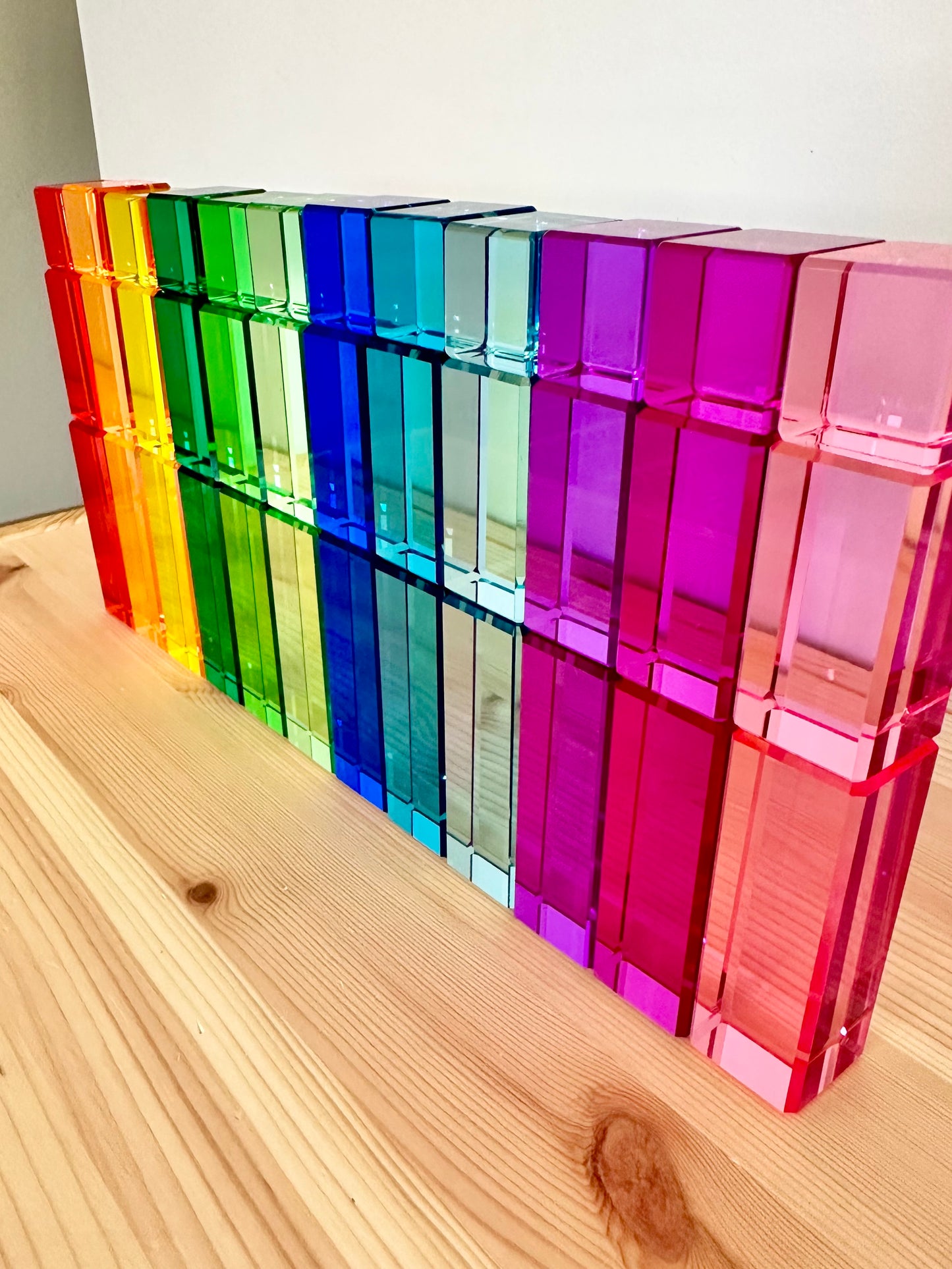 20 Lucite Columns (Rainbow Colours) *Limited Edition*