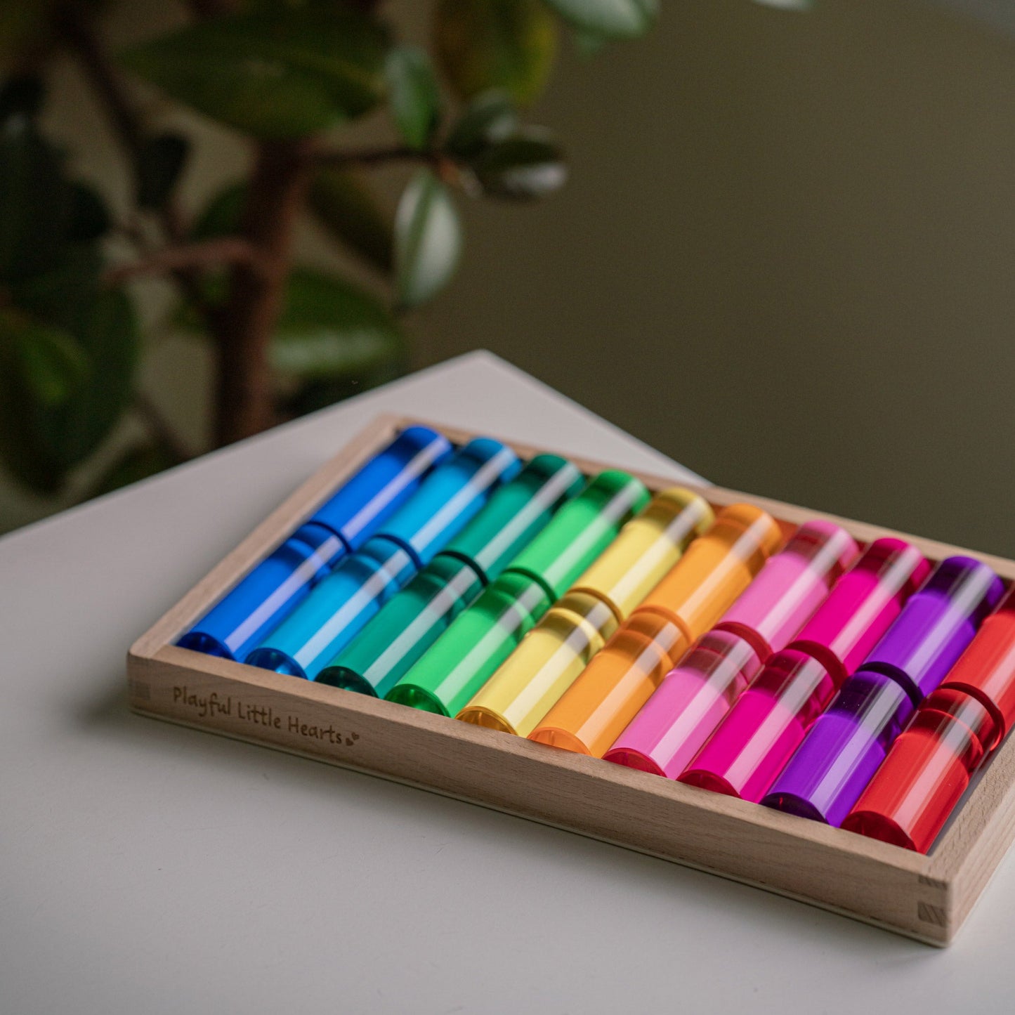 20 Medium Cylindrical Columns (Rainbow)