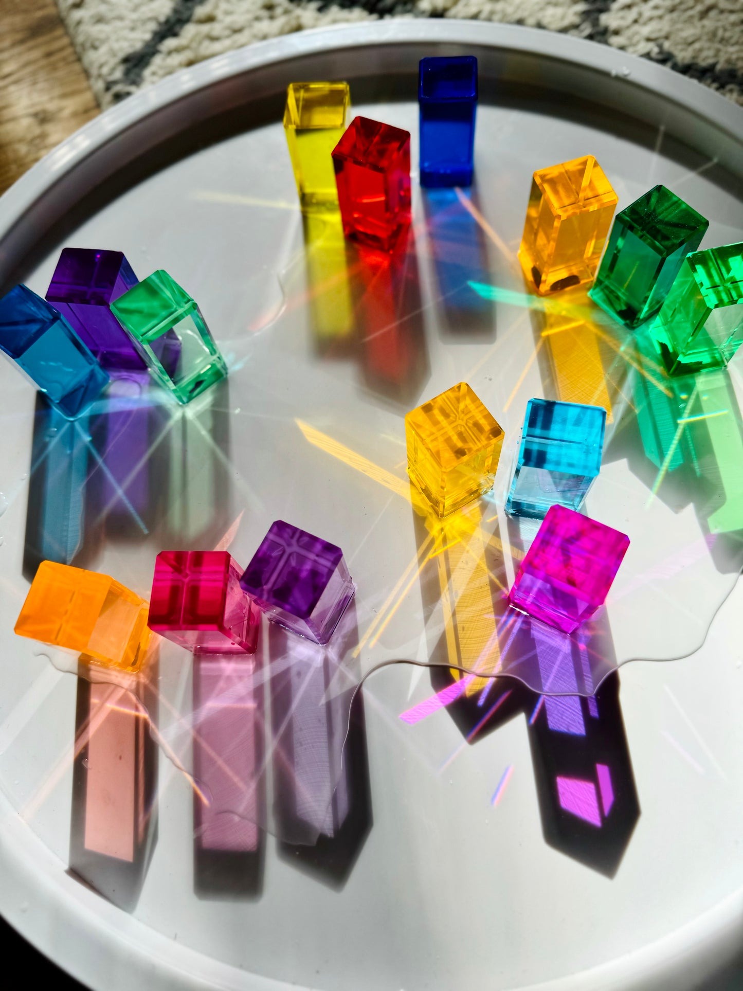 30 Lucite Cuboid (Rectangle) Blocks