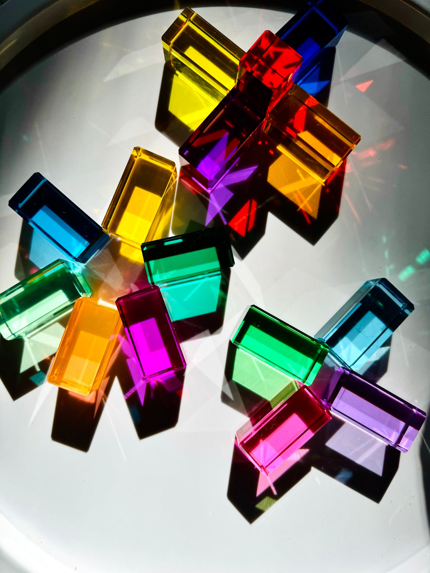 30 Lucite Cuboid (Rectangle) Blocks