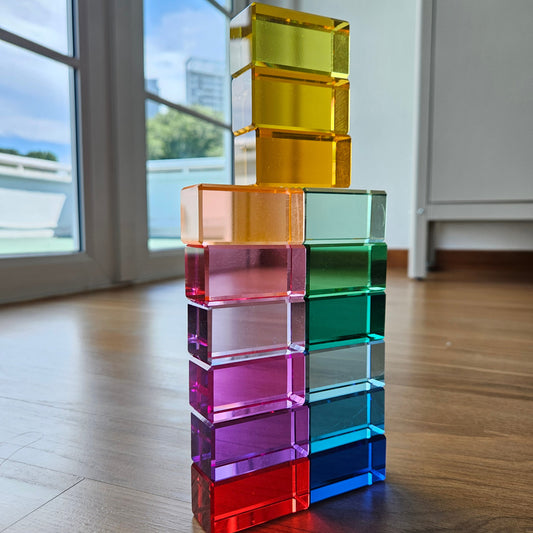 15 Lucite Cuboids (Rectangles)