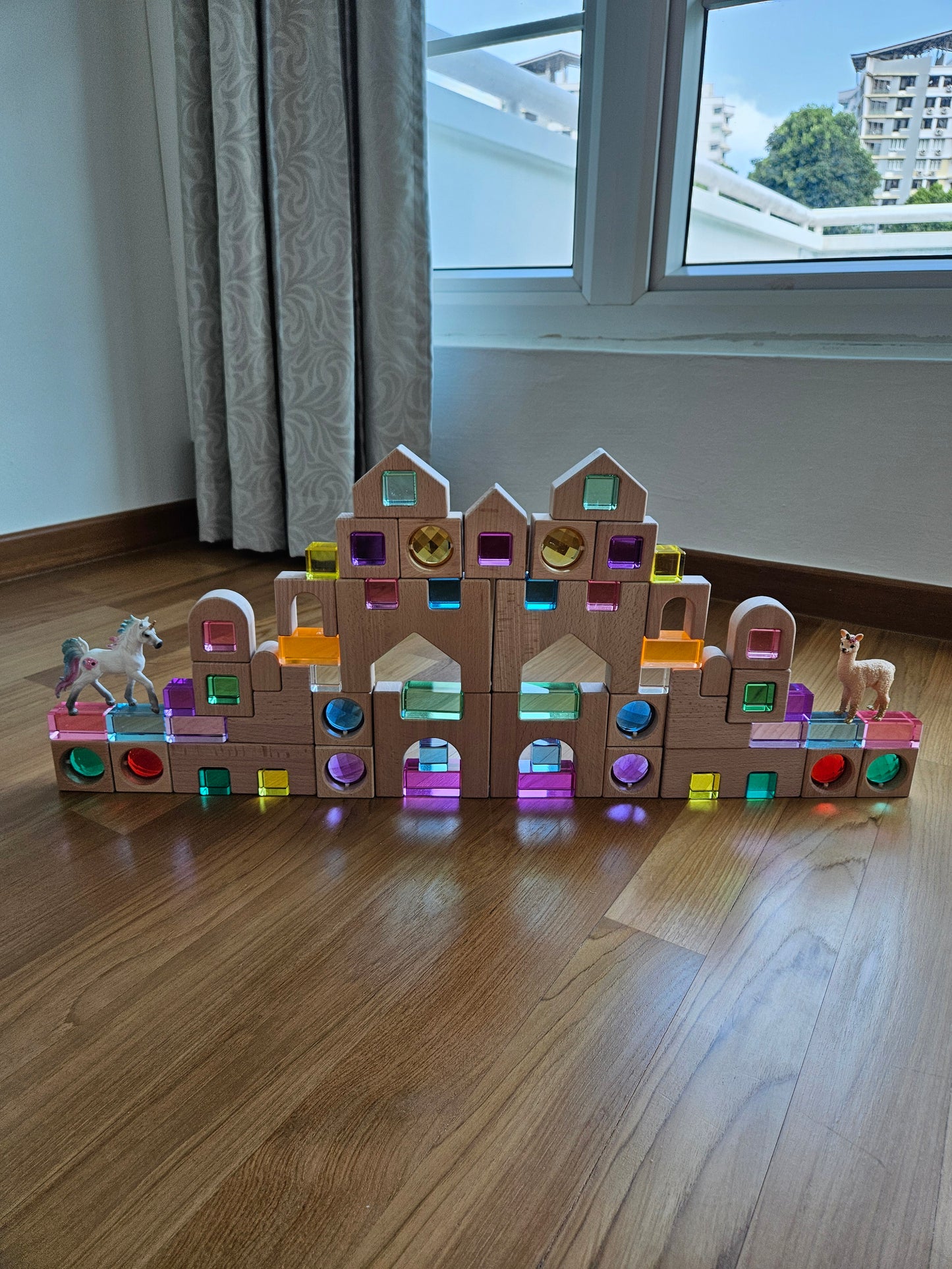 Wooden Castle Building Blocks