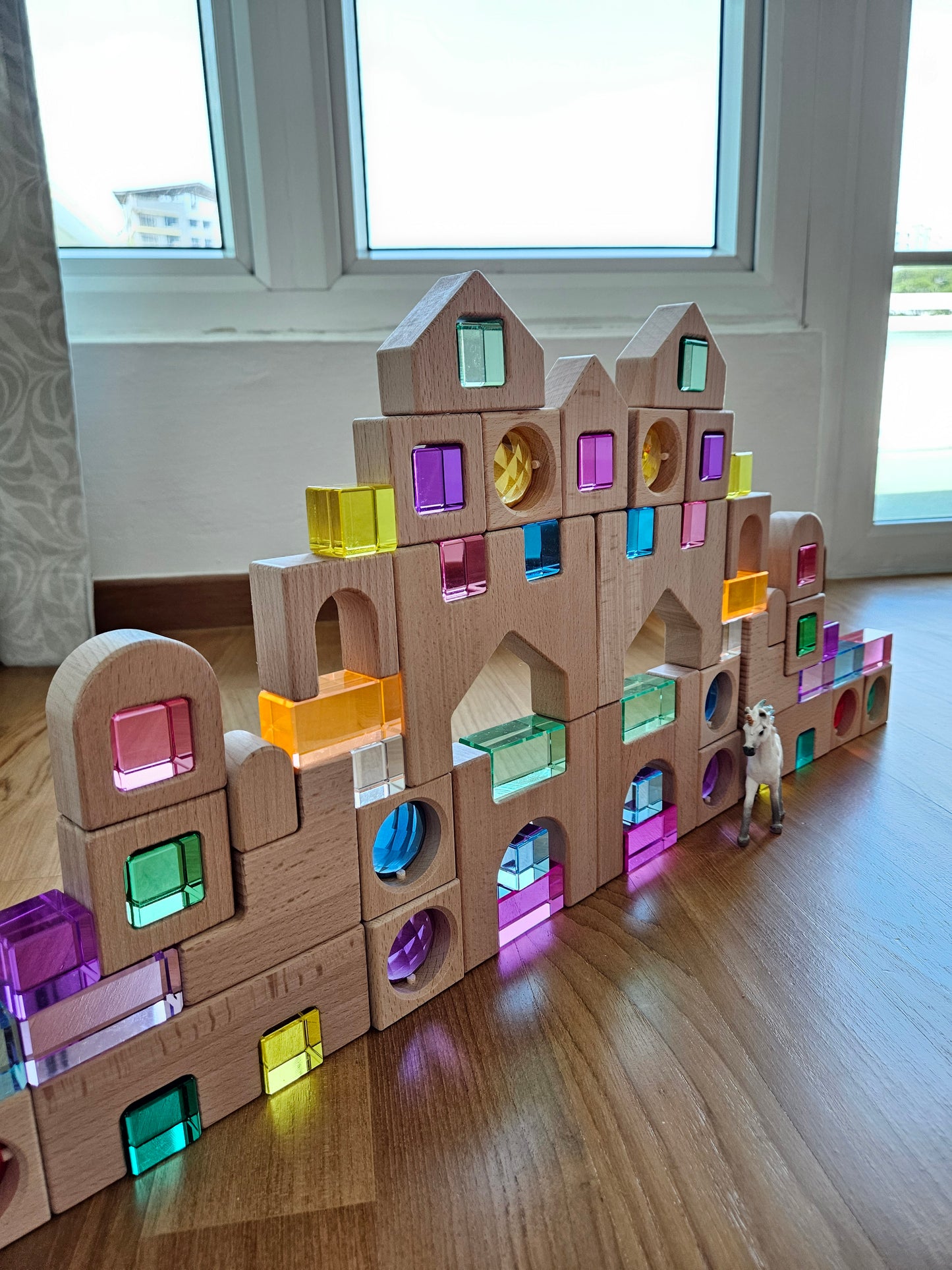 Wooden Castle Building Blocks