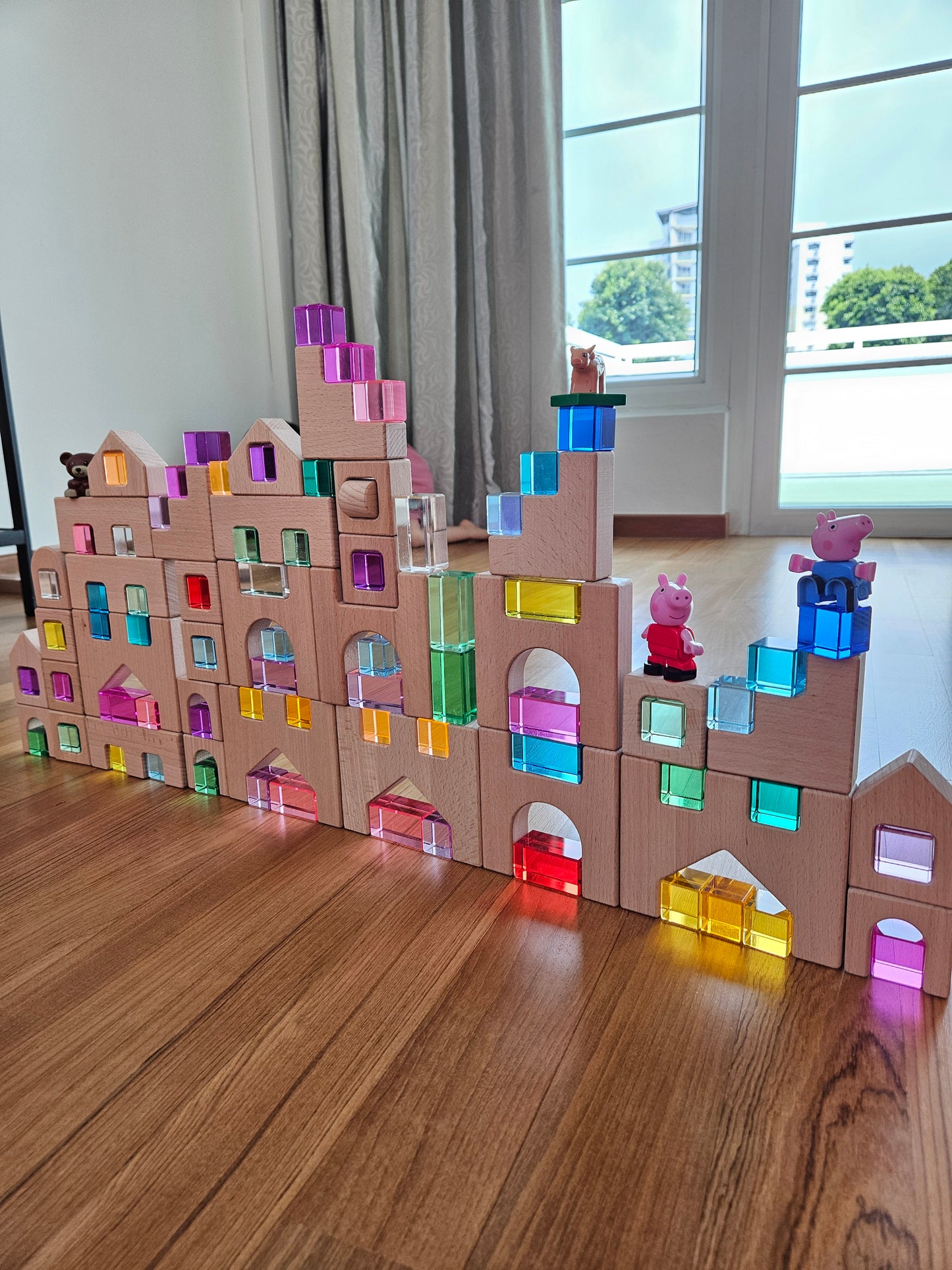 Castle Building Blocks & Lucite Cuboids (rectangle) blocks bundle *Discounted bundle*