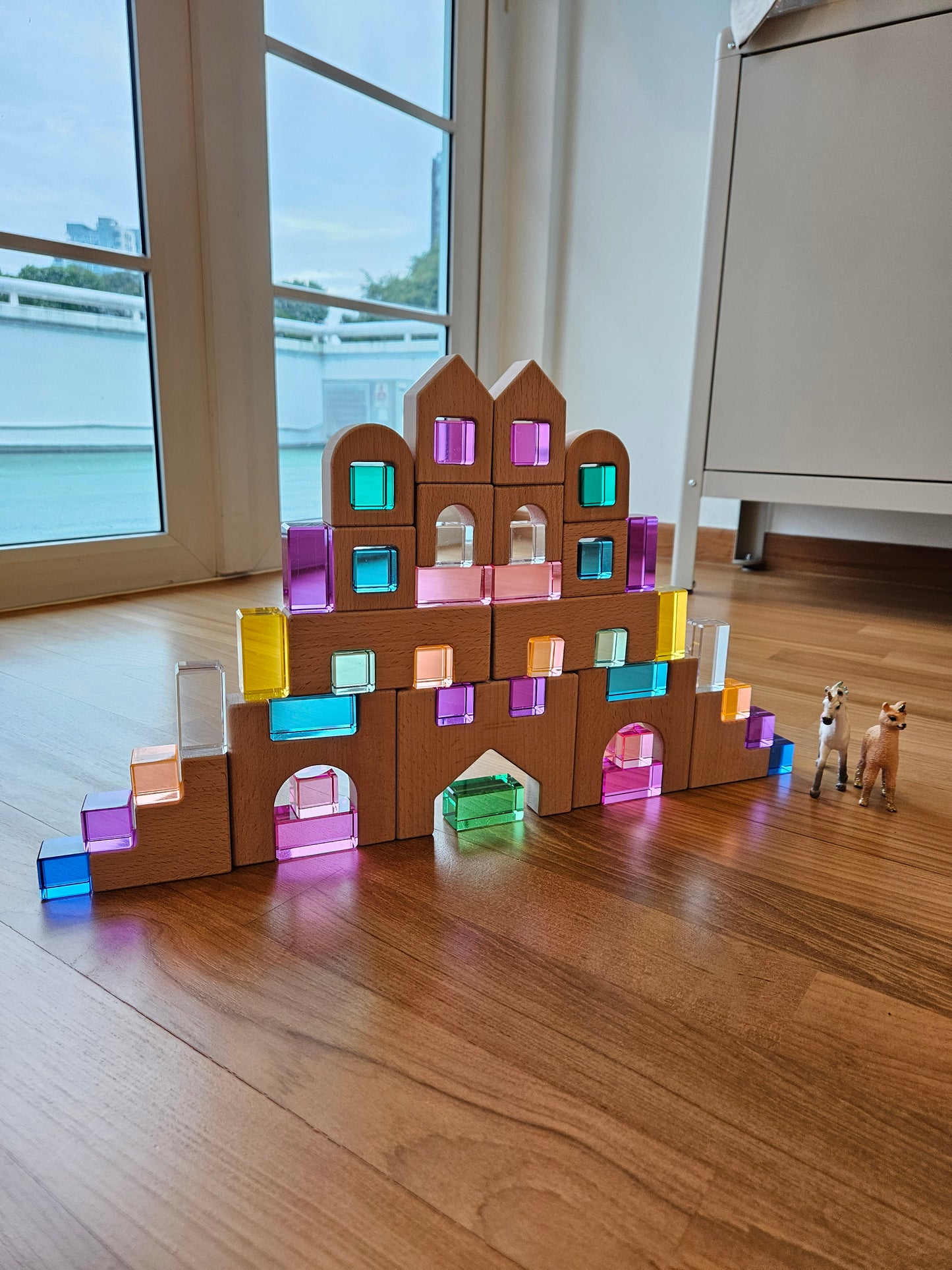 Castle Building Blocks & Lucite Cuboids (rectangle) blocks bundle *Discounted bundle*