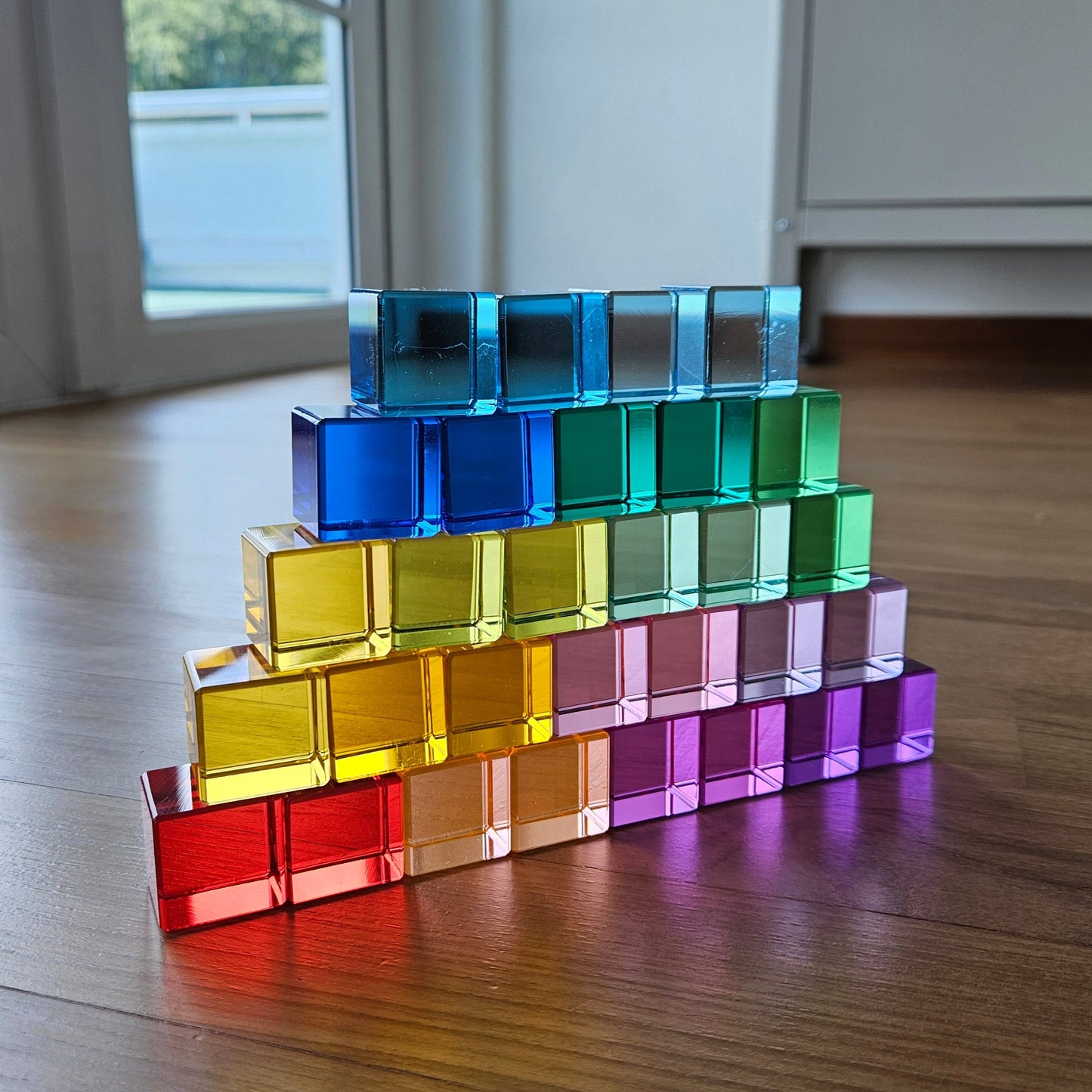 30 Lucite Cube Blocks