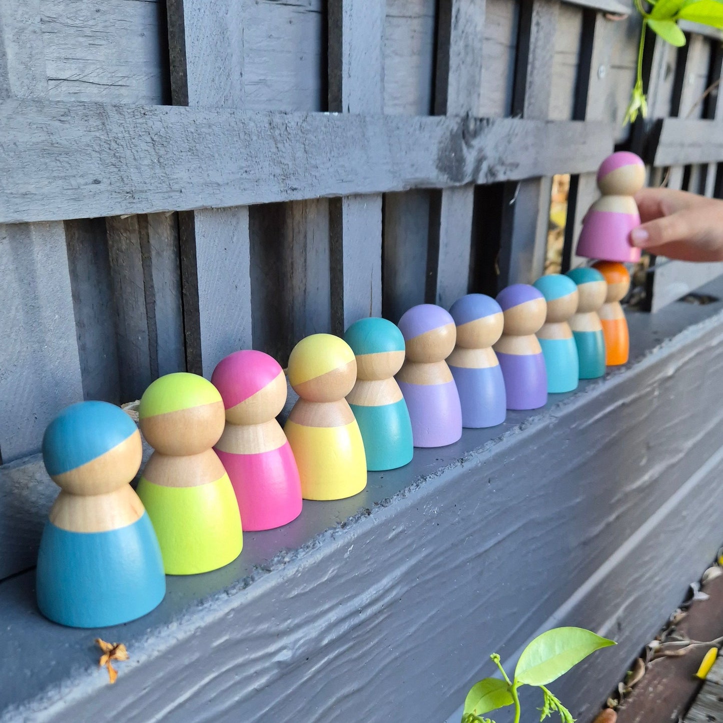 Set of 12 Pastel Dolls