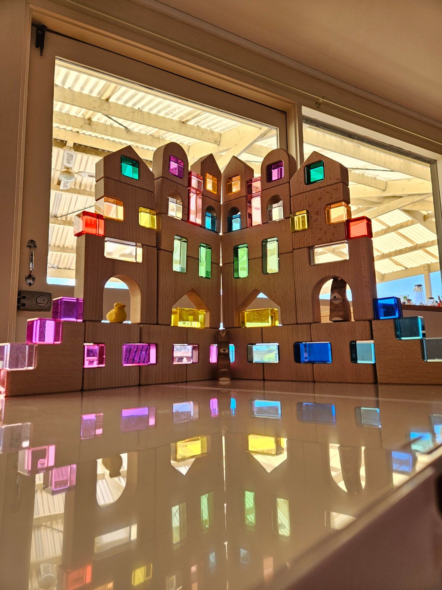 Castle Building Blocks & Lucite Cuboids (rectangle) blocks bundle *Discounted bundle*