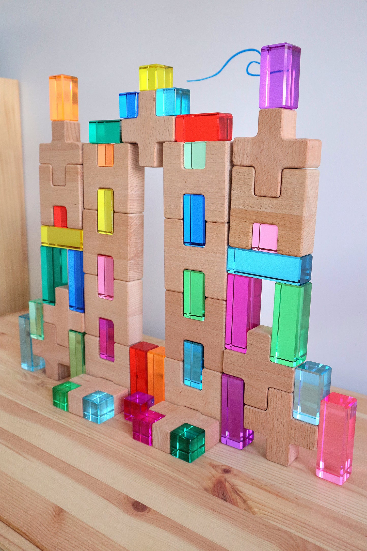 Lucite Rainbow Mountain Blocks & H-Cross Blocks Set *Discounted bundle*