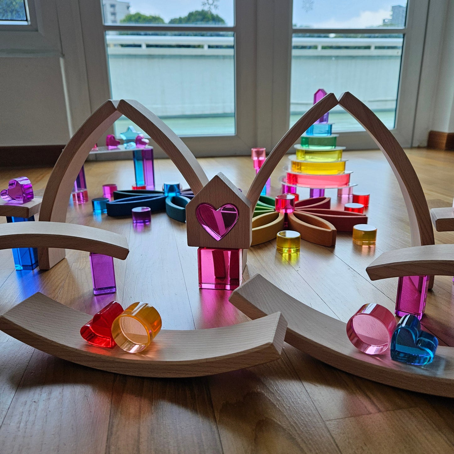 Large Wooden Arcs