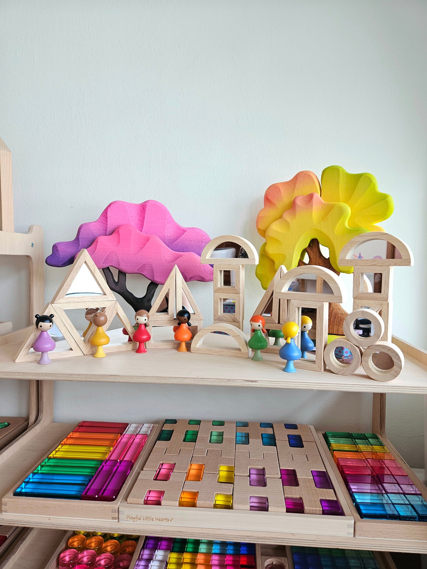 CLiCQUES Rainbow Girl Peg Dolls