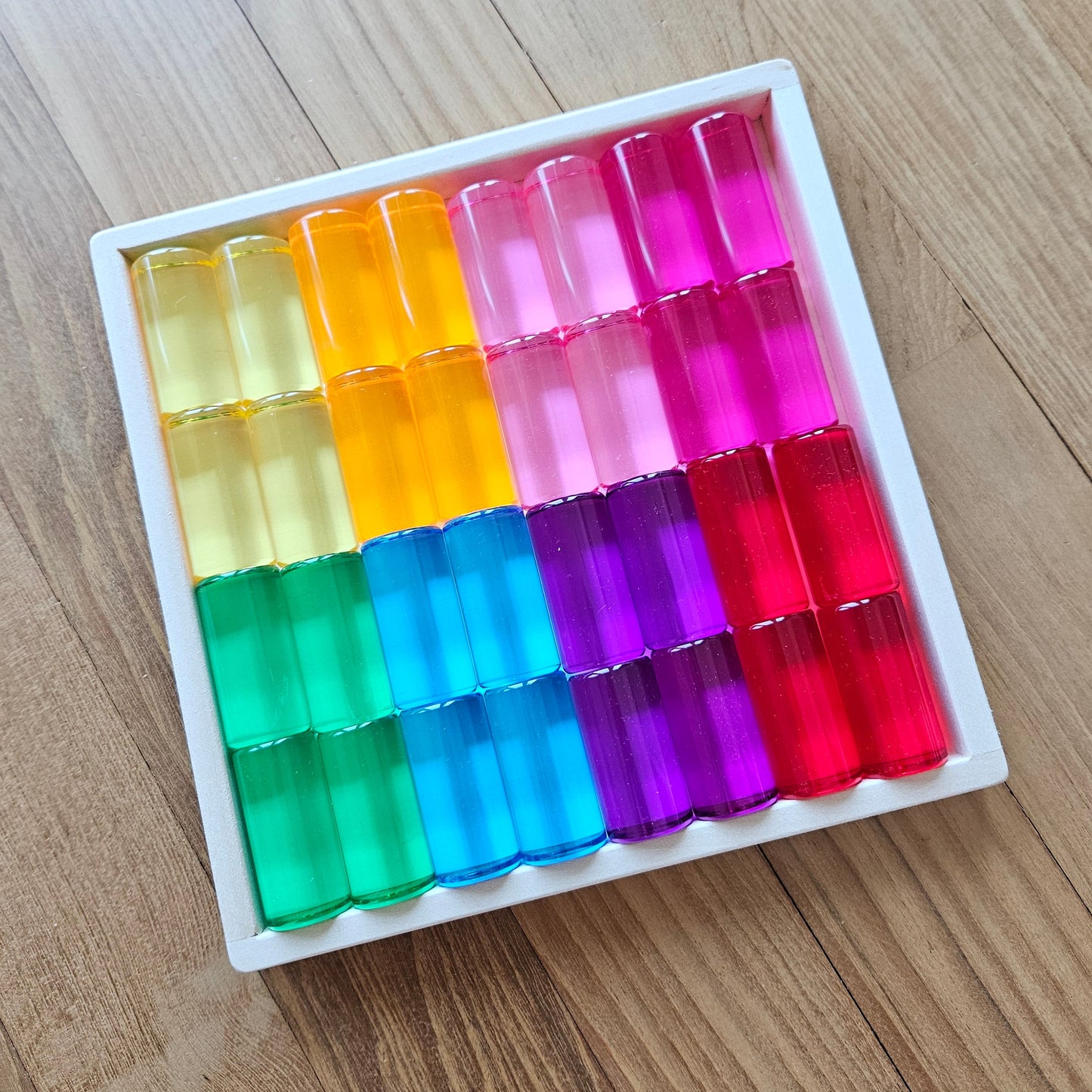 32 Baby Cylindrical Columns (Rainbow)