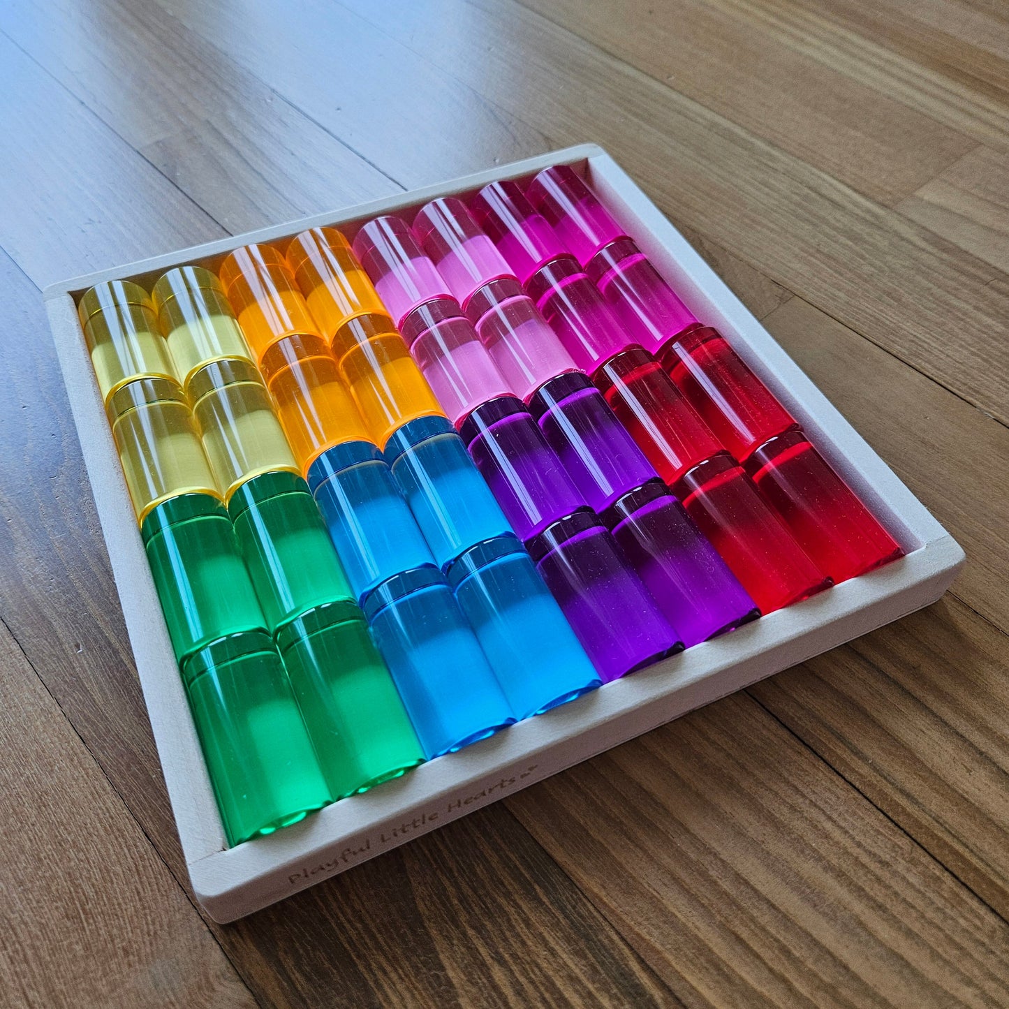 32 Baby Cylindrical Columns (Rainbow)