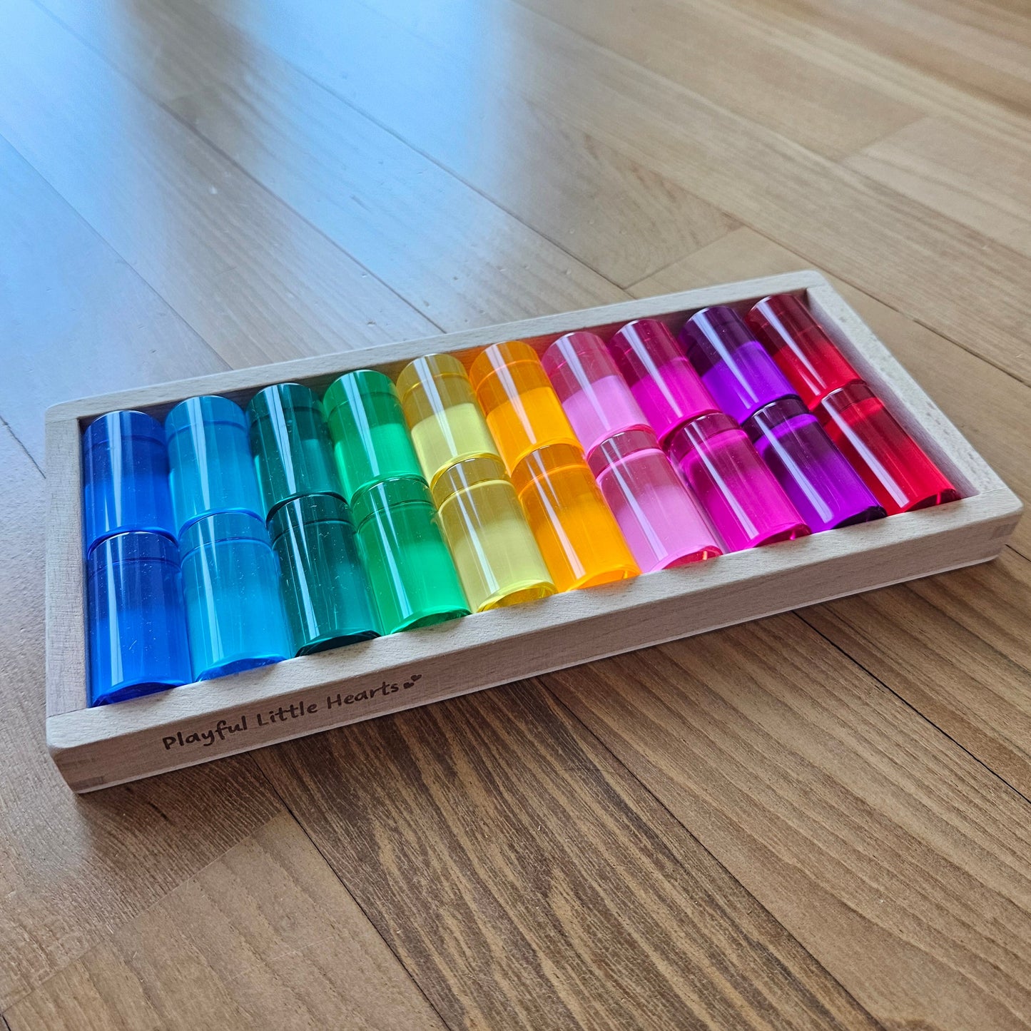 20 Baby Cylindrical Columns (Rainbow)