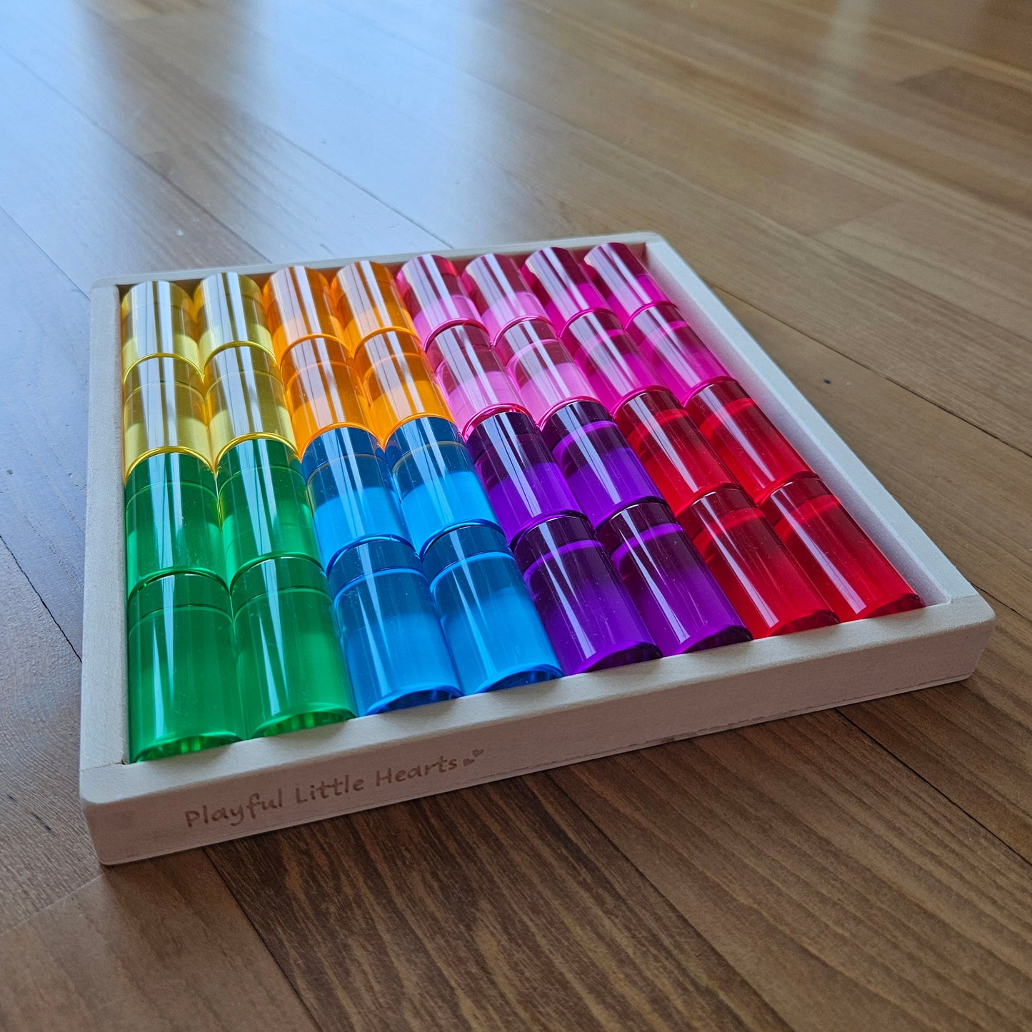 32 Baby Cylindrical Columns (Rainbow)