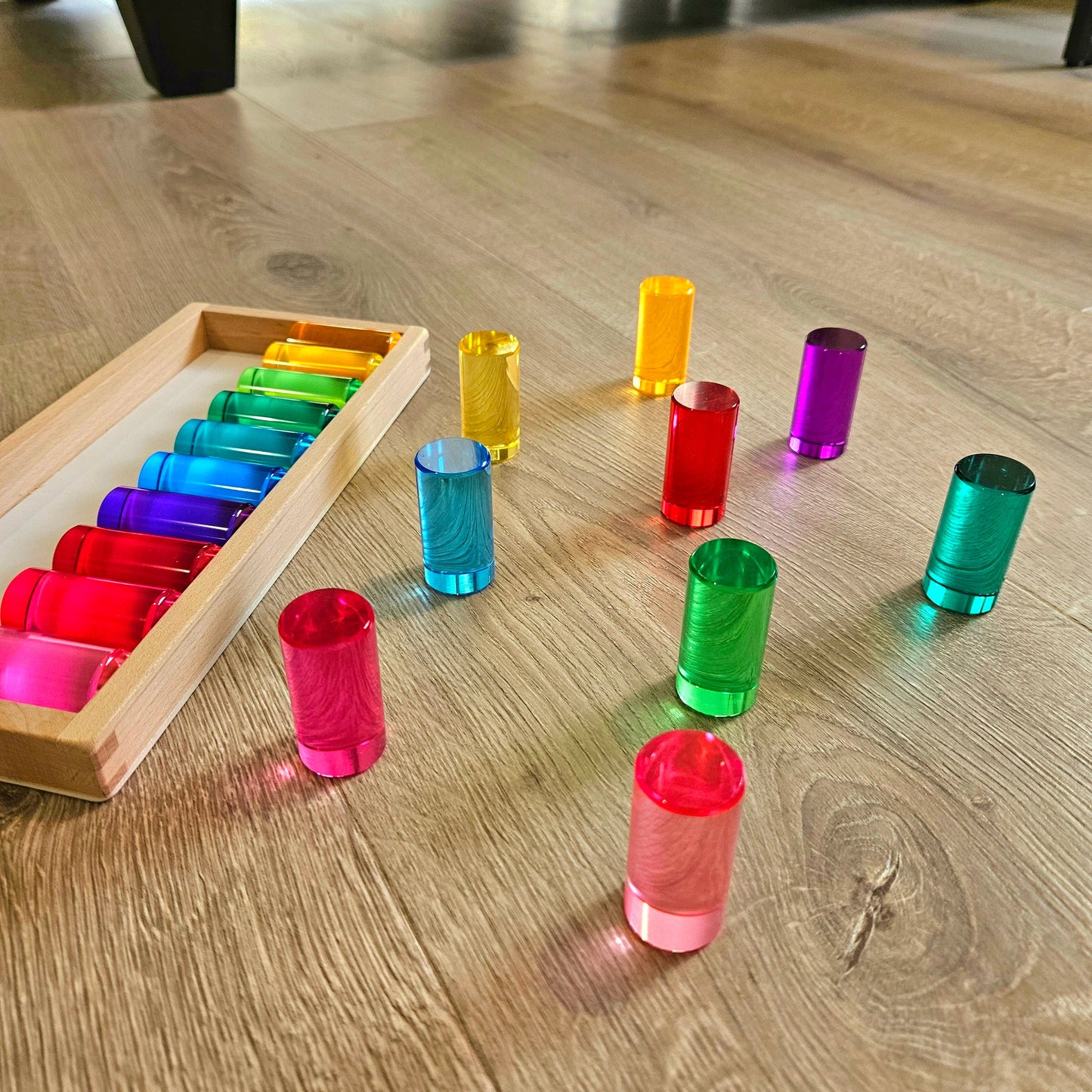 20 Baby Cylindrical Columns (Rainbow)