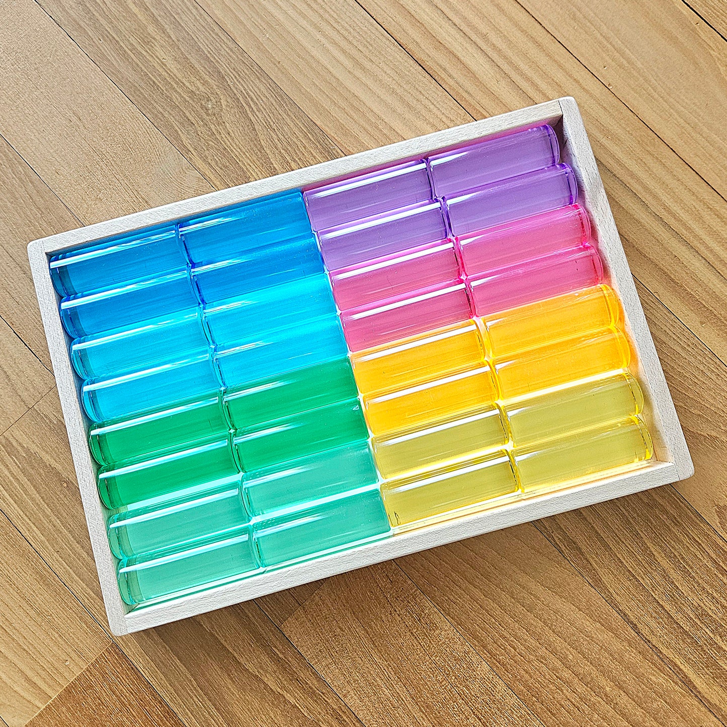 32 Medium Cylindrical Columns (Pastel)